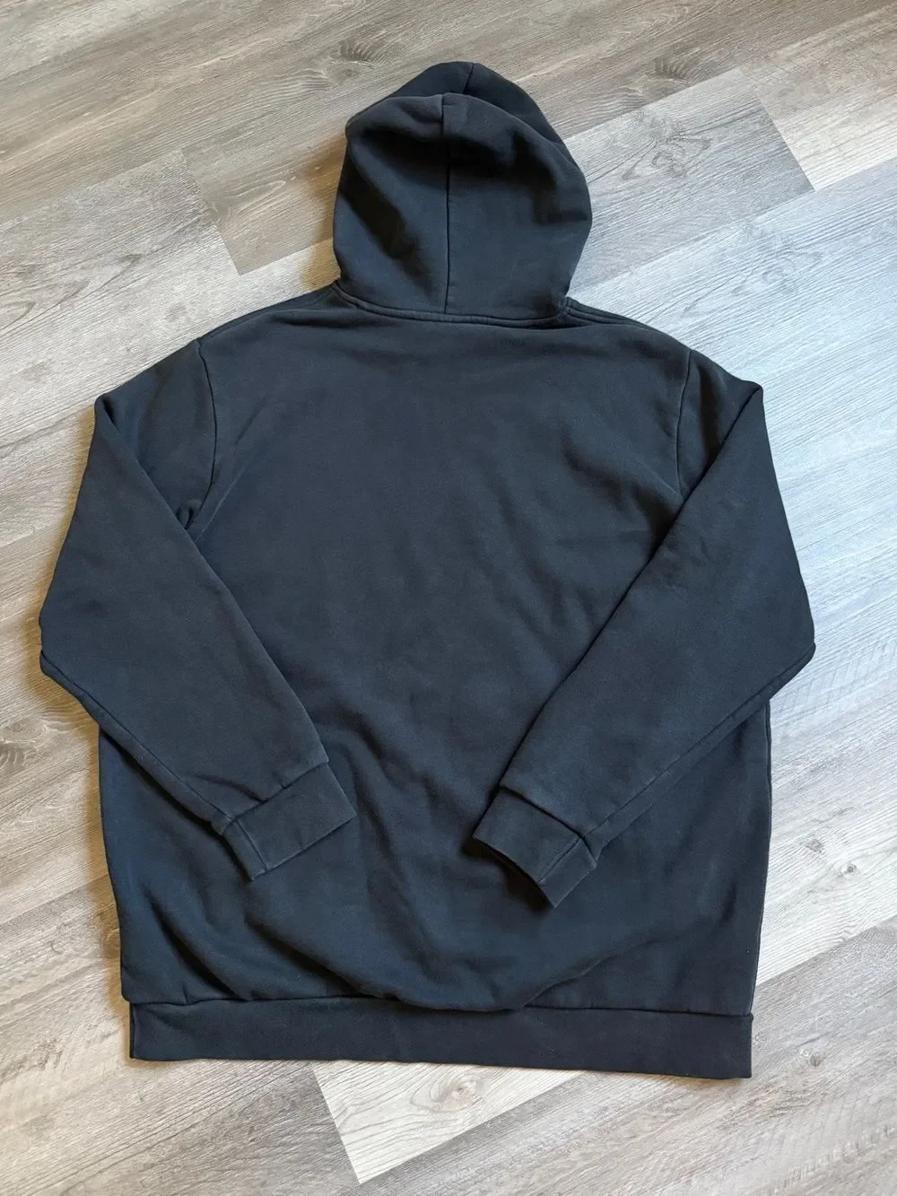 Adidas Essentials Black Trefoil Pullover Hoodie 2XL Athleisure Gym Workout